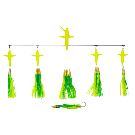 Chatter Lures 36" Side Tracker with 9" Machine Lures