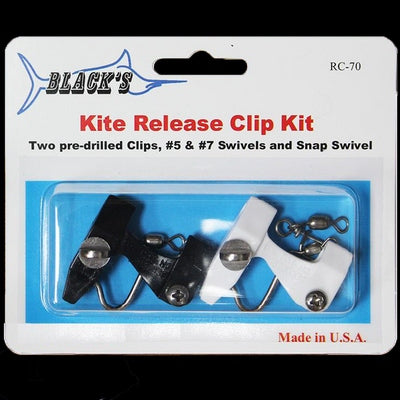 Black Marine Kite Release Clip Kit RC-70