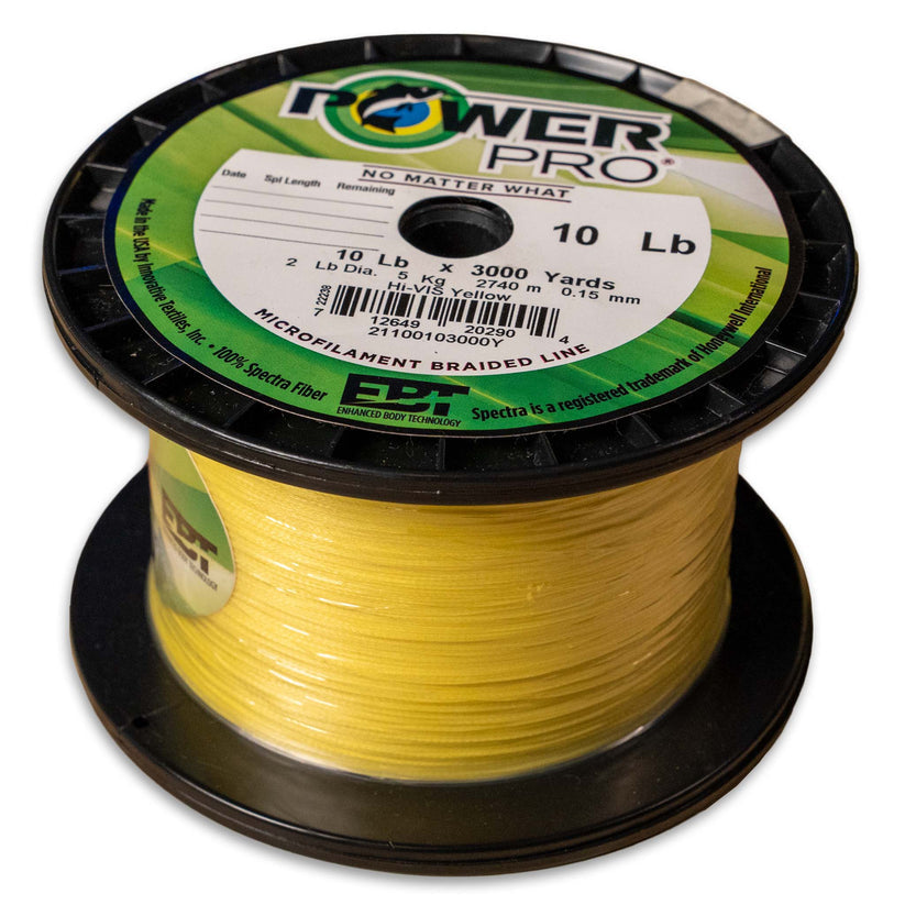 Power Pro Braided Line 3000 Yard Bulk Spool