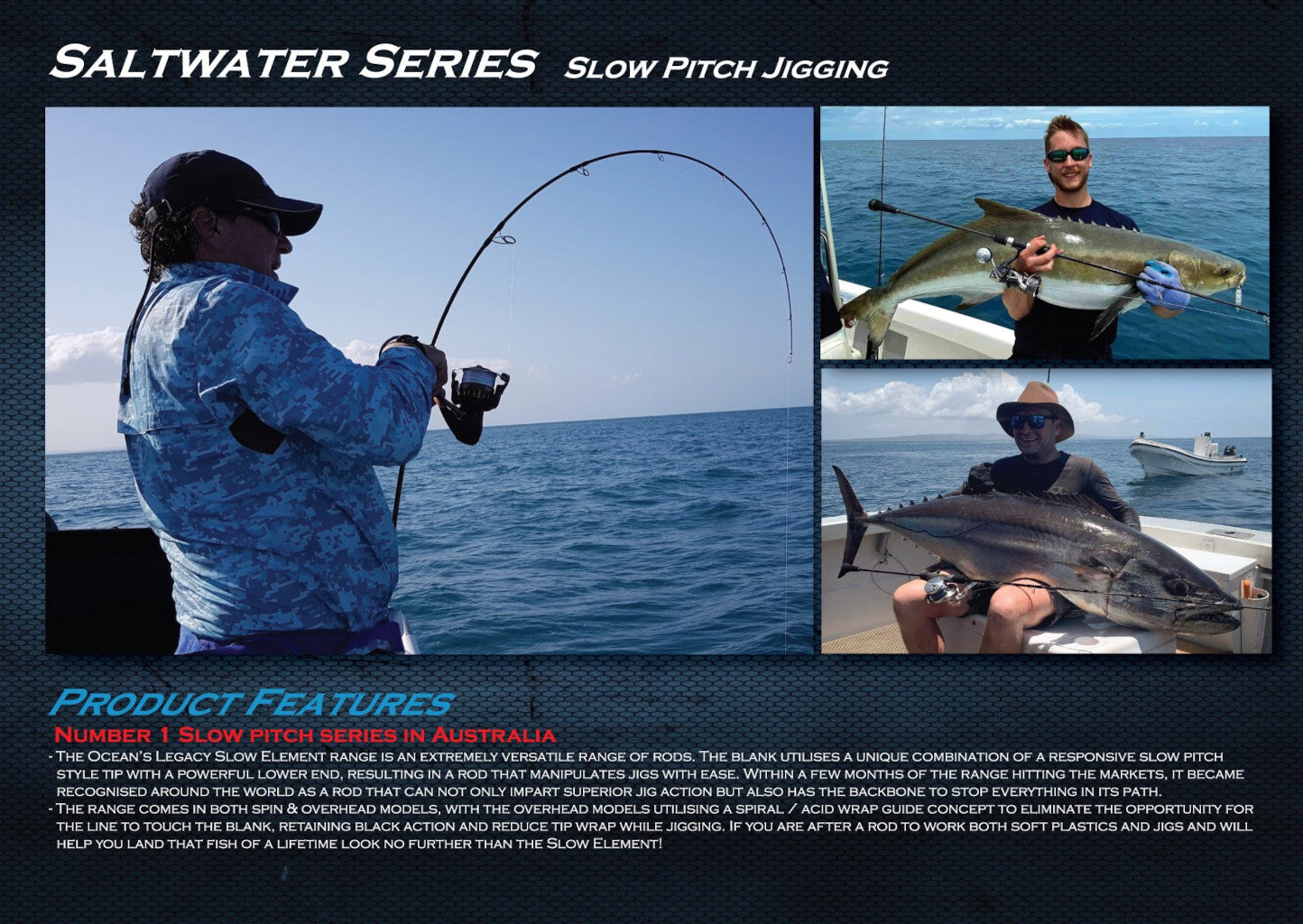 Ocean's Legacy Element - Jigging Series Rod