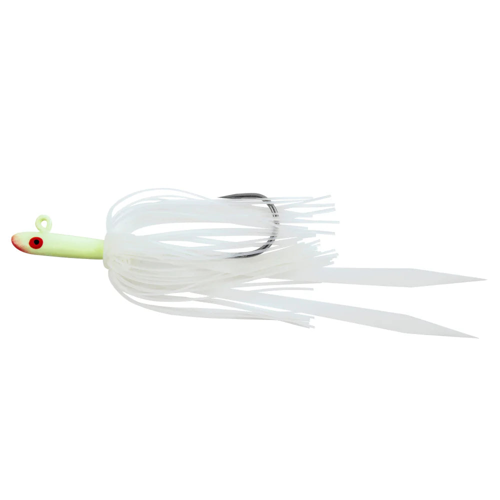 Tsunami Glass Minnow Jig With Silicone Skirt