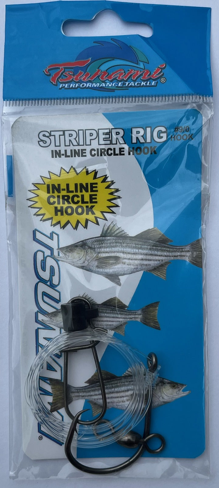 Tsunami Striped Bass Chunk Rig w/ Circle Hook TS-4747