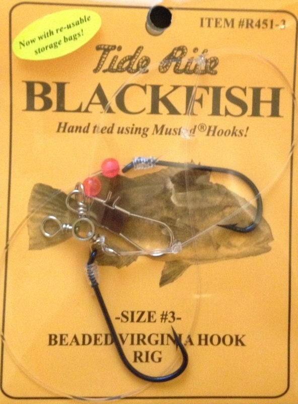 Tide Rite Blackfish Beaded Virginia Hook Rigs R451