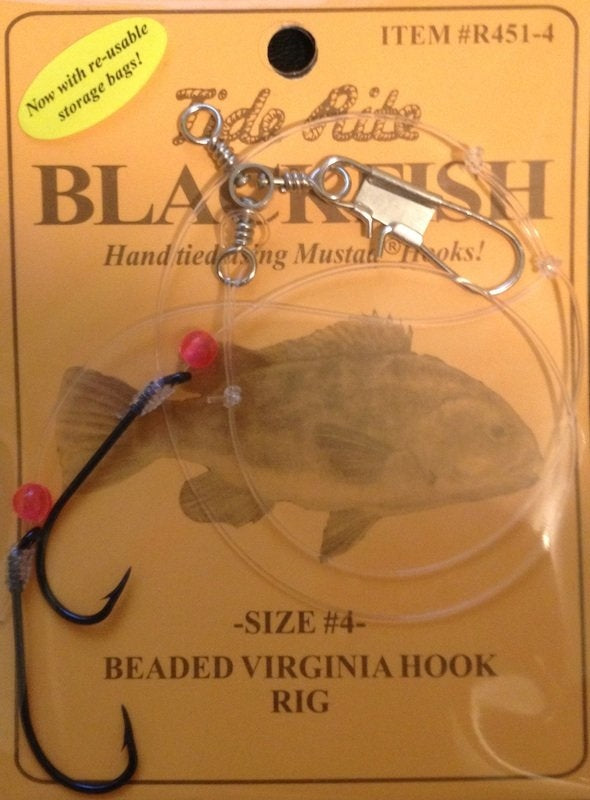 Tide Rite Blackfish Beaded Virginia Hook Rigs R451