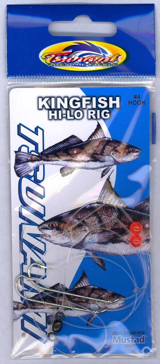 Tsunami Kingfish Hi-Lo Rig without Floats