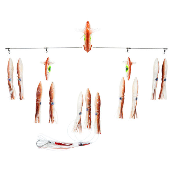 Chatter Lures 36" Wingman Side Tracker with 9" Shell Squid