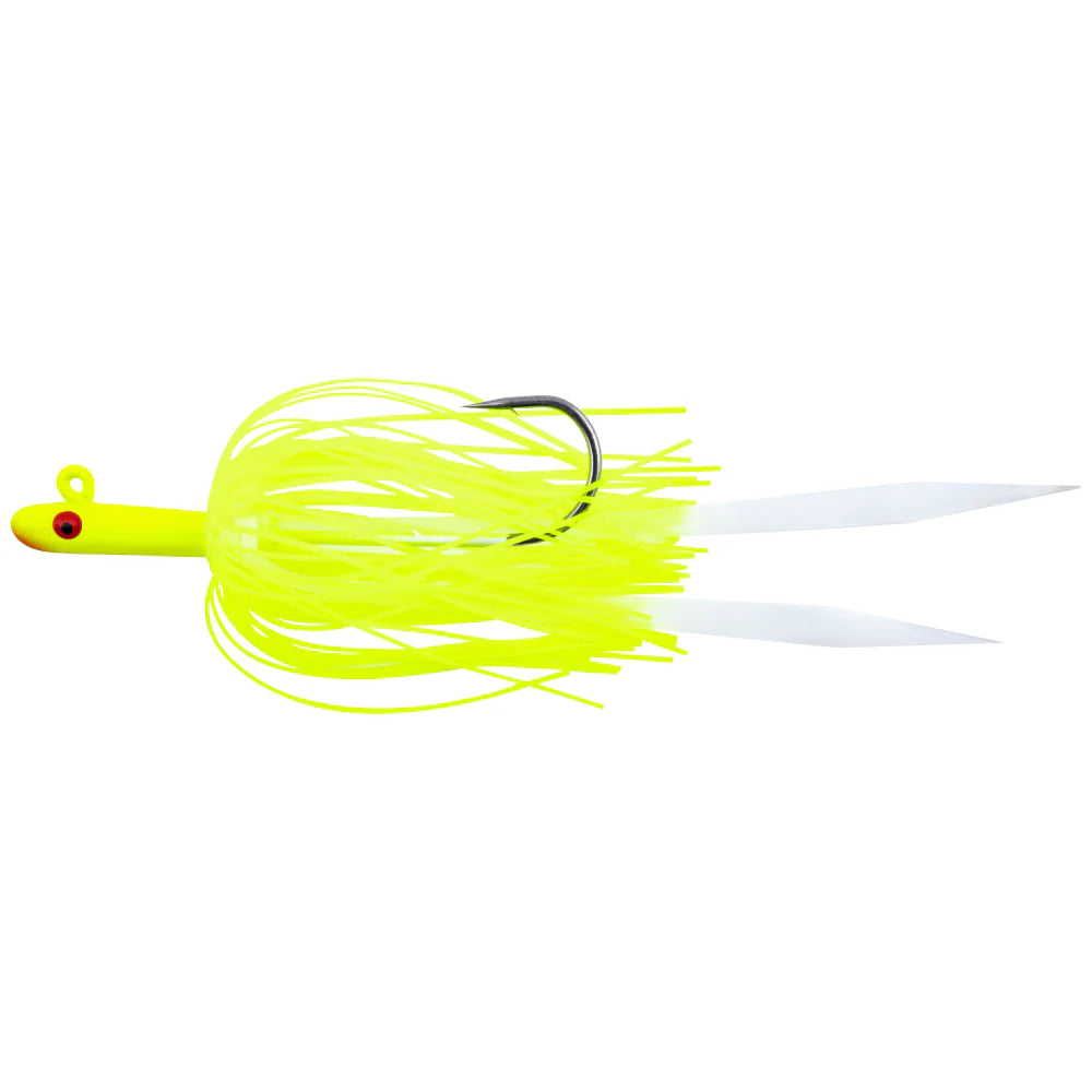 Tsunami Glass Minnow Jig With Silicone Skirt