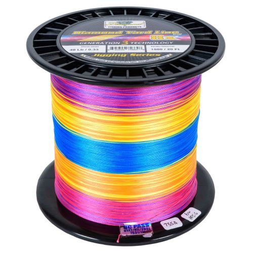 Diamond Fish Line Diamond G3 8x Solid Core Braided Fishing line - Per Yard – Capitol ...