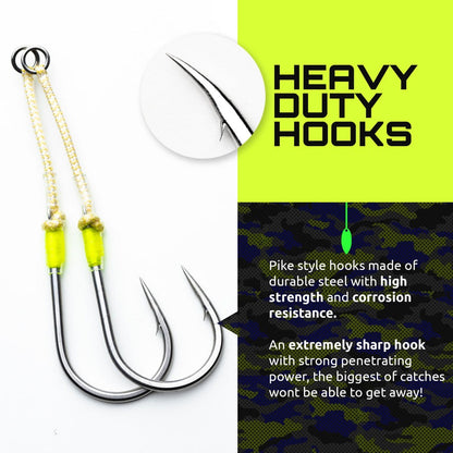 JYG Single Assist Hooks - Kevlar