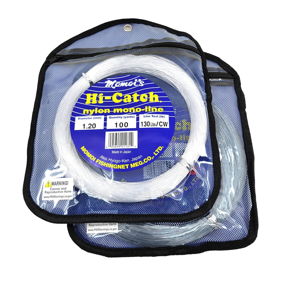 Momoi Hi-Catch Monofilament 100yd Leader Coils