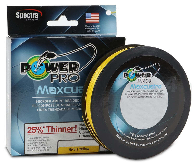 Power Pro Maxcuatro Braided Line Bulk Spool