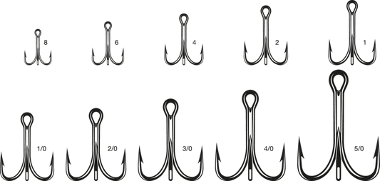 VMC Treble Hooks 4x O'Shaughnessy (9629)